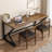 Dark Walnut Rectangular Solid Wood desks-107803288