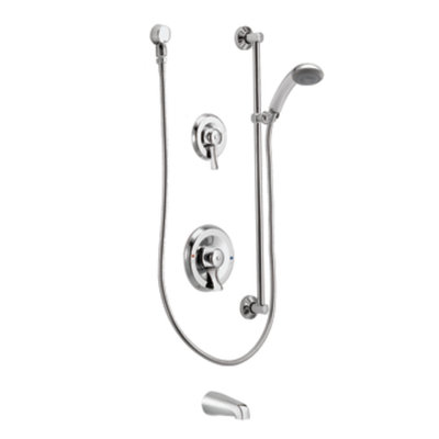 Commercial Pressure Balanced Complete Shower System with Posi-Temp®