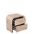 Fratcher Modern Wood Side Table with Waterfall Edge and Single Drawer – Sculptural Nightstand or End Table with Drawer Storage