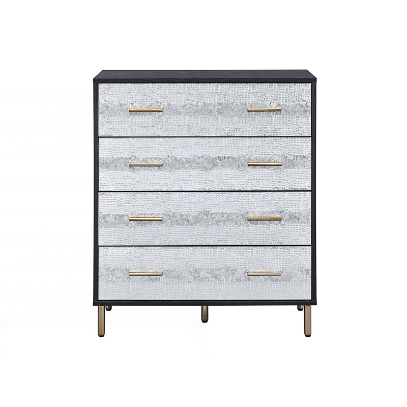 Commode 4 tiroirs, commode de chambre 4