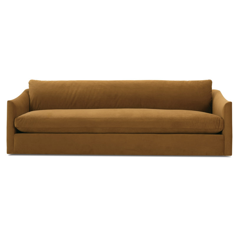 Coussin de banc de canapé 72 po Adler, Brun, H 32 po x l 72 po x P 39 po