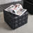17.32''W Genuine Leather Tufted Ottoman,Footstool For Living Room & Bedroom-183402642