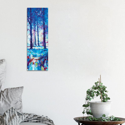 Mile End Wood by Doug Eaton - Panoramic Painting on Canvas
