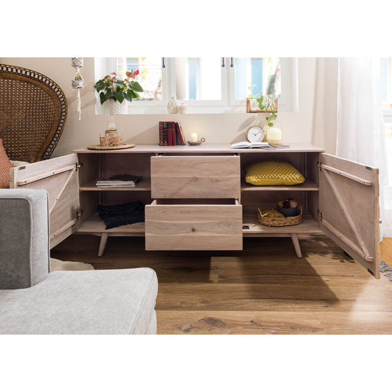 Mosayk 180cm Solid Wood Sideboard