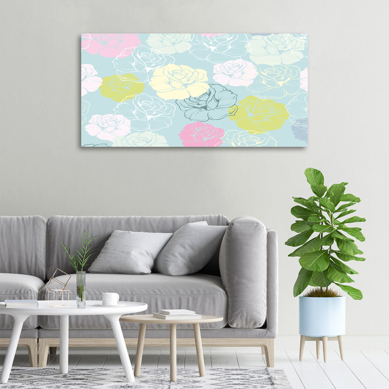 Roses - Wrapped Canvas Print