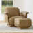 Mocha Genuine Leather / Natural Ash