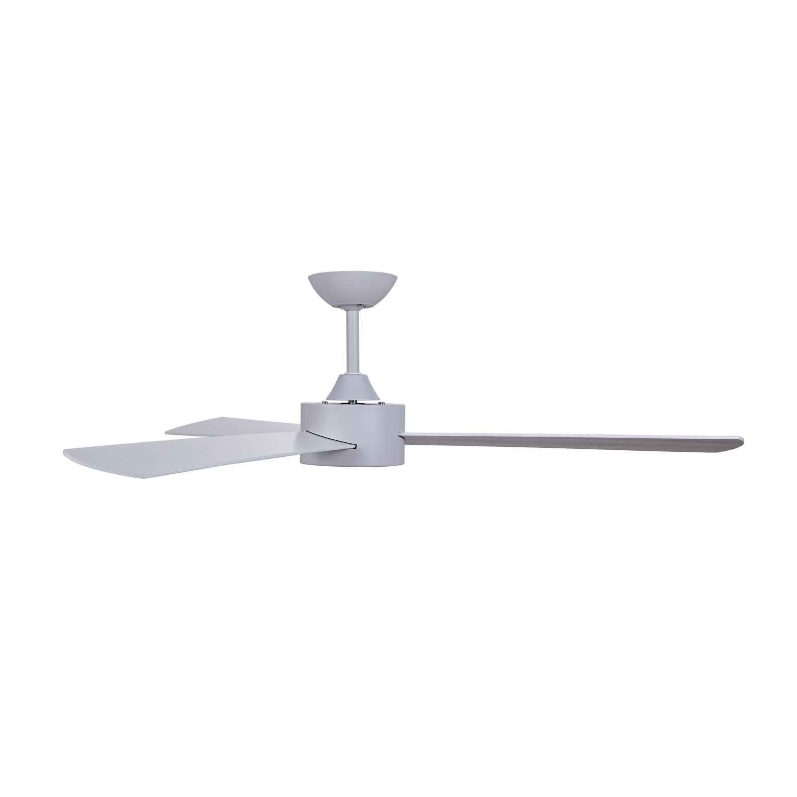 52" Tora 3 - Blade Standard Ceiling Fan with Remote Control, White