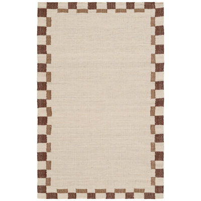 Heidi Checkered Flatweave Jute Rug