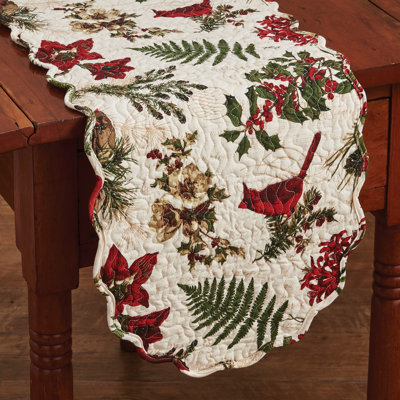 Nature Sings Table Runner - Off-White