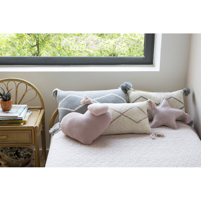 Bereber Classics Lumbar Pillow Cover & Insert, Blue