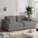 Bentura 83.86'' Recessed Arm Modular Sofa