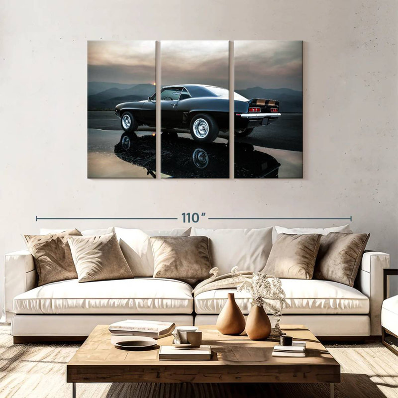 Mehar Muscle Car, 48" H x 74" W