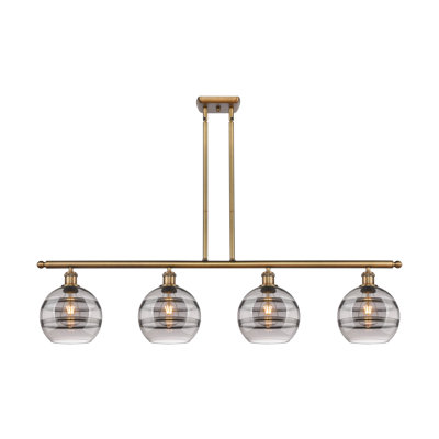 Luminaire suspendu pour îlot de cuisine 4 lumières Chartoff