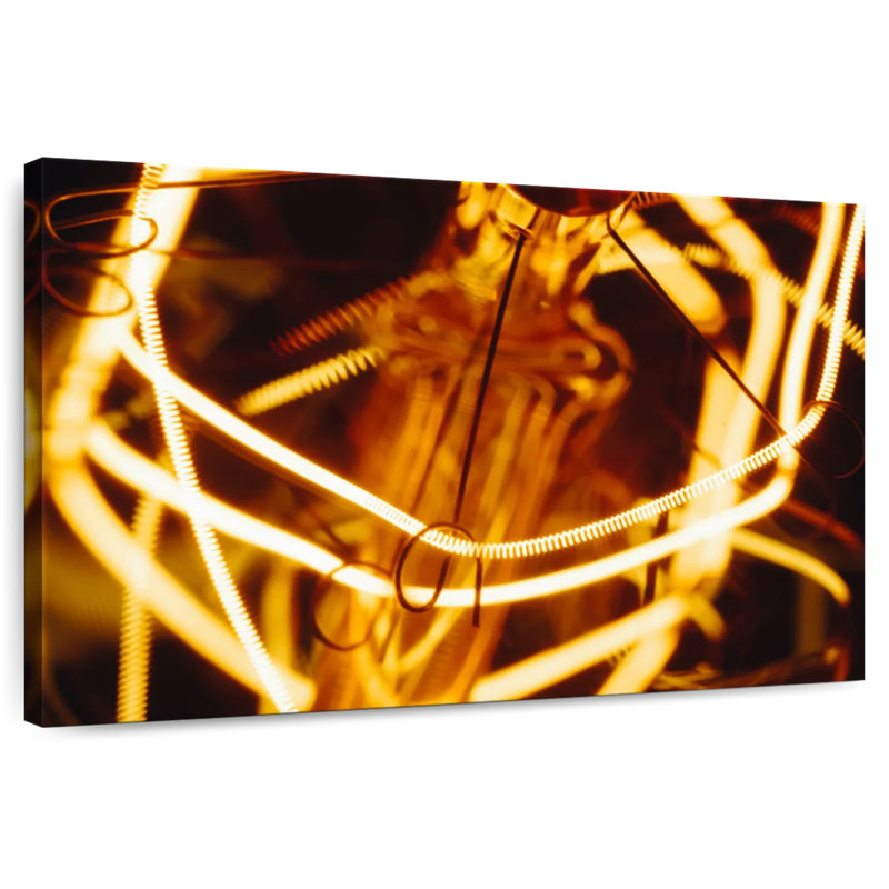 Kerner Golden Filament Lamp, 8" H x 12" W