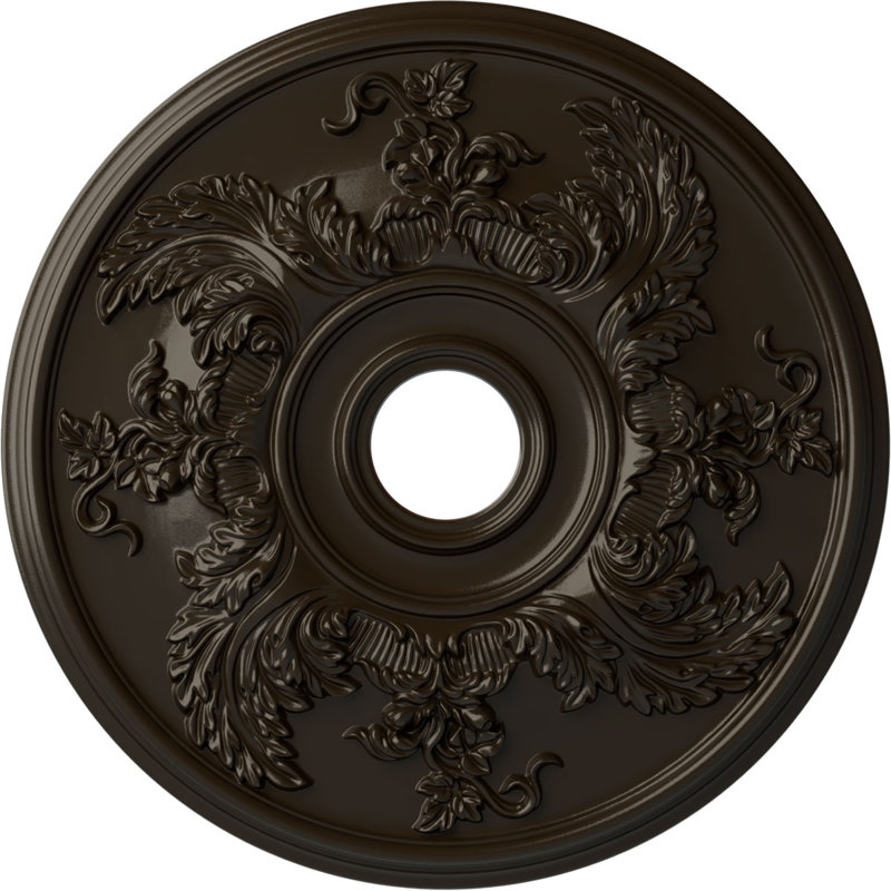 Médaillon Endurathane Acanthus Twist, Pierre de foyer