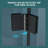 Stylish 30"W X 72"H Fold Frameless Shower Door With Tempered Glass-111795440