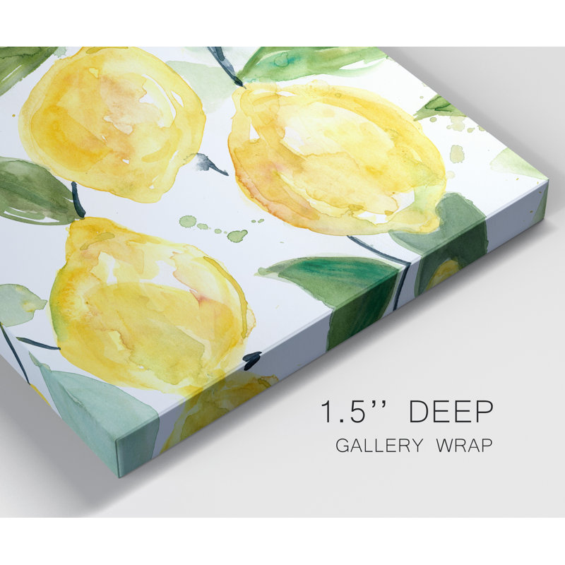 «Lemony Branch II», impression sur toile tendue, H 27 po x l 18 po x P 1 po