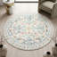 Tapis rond en coton Whispering Petals-2083074889