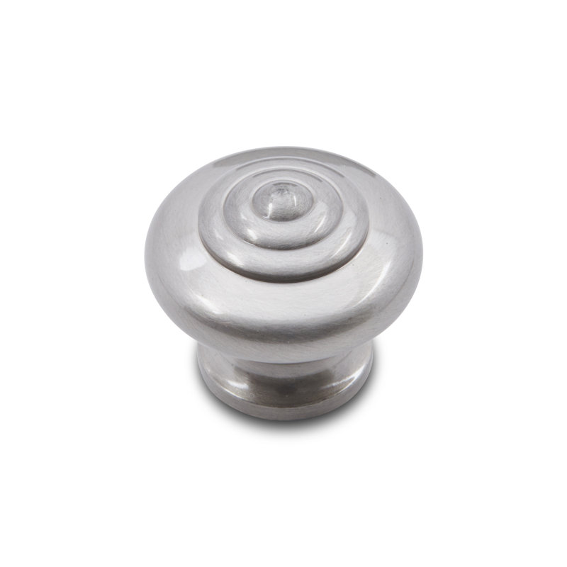 CK Series 1" Diameter Mushroom Knob, Satin Nickel (Pewter)