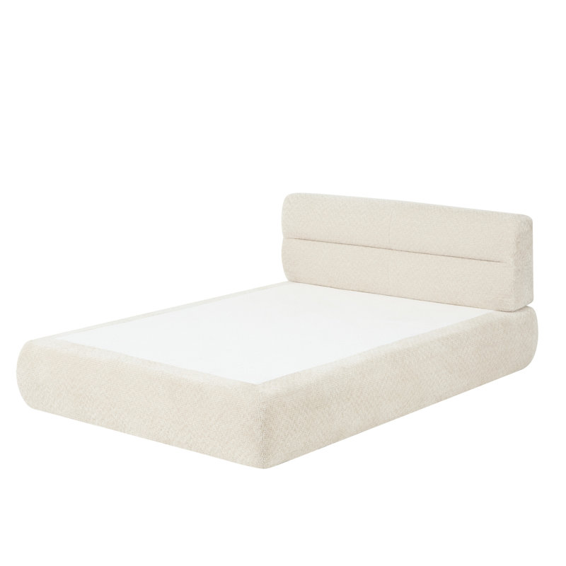 Soft Compressible Chenille For Living Room And Apartment, Comfortable Framework Stylish Makeup Luxury Bed Relaxing In Spaces, Comfort Easy Setup