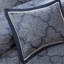 Ensemble d'édredon 8 pièces jacquard bleu marine-117517807