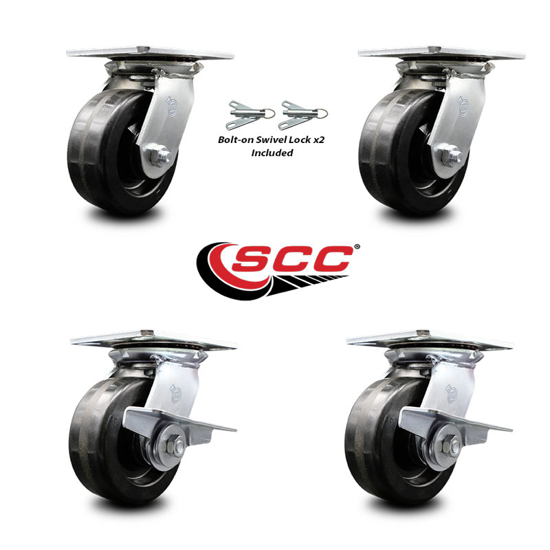 4 Piece Phenolic Caster Set