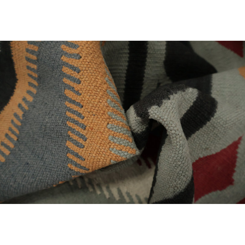 Tapis turc à motif géométrique kilim 8 x 10