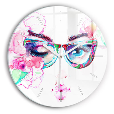 Glass Wall Clock