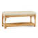 Banc de rangement en osier Summer Retreat