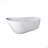 67-Inch Solid Surface Soaking Bathtub With Overflow For Bathroom
