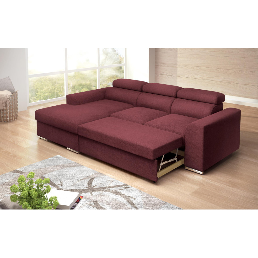 Ecksofa Louai mit Bettfunktion