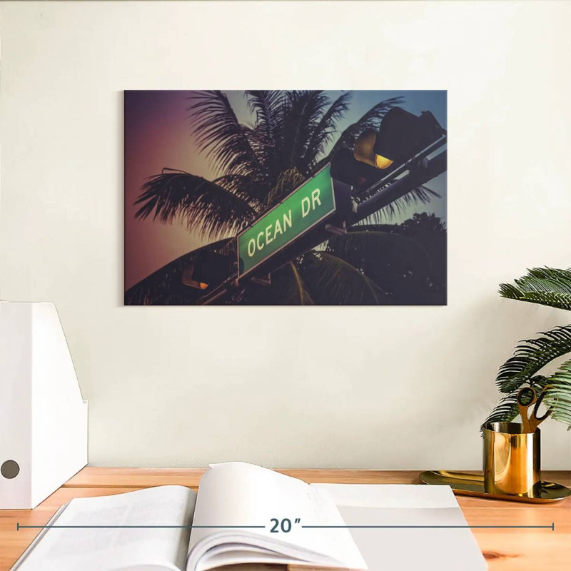 Ravi Miami Ocean Drive, 8" H x 12" W