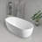 67" x 32" Freestanding Soaking Acrylic Bathtub
