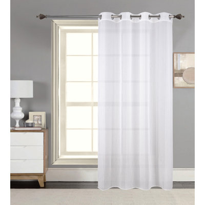 Rideau transparent en polyester