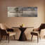 «Misty Lake Island Ethereal Peaceful Serene Autumn Landscape», art mural-312987246