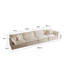 Canapé modulaire Free Combination, canapé modulaire 4 places, tissu chenille confortable-252597027