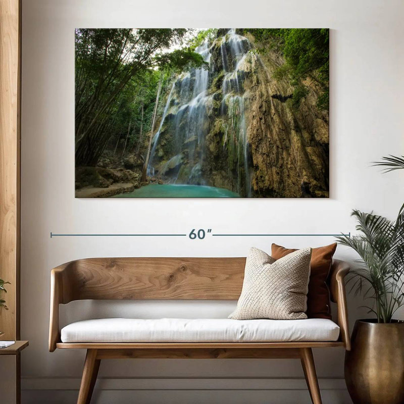 Cascade d'Alvord à Cebu, H 34 po x l 51 po