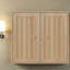 Armoires à pharmacie peu encombrantes, bois MDF moderne chêne pour salle de bain