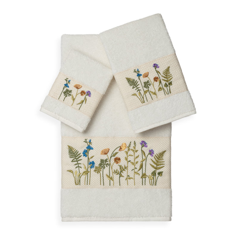 Serenity 3 Piece Towel Set, Cream
