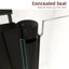Porte de douche pivotante sans cadre 30 "- 31 3/8" x H 72 "avec verre transparent 1/4" (6mm)-107925085