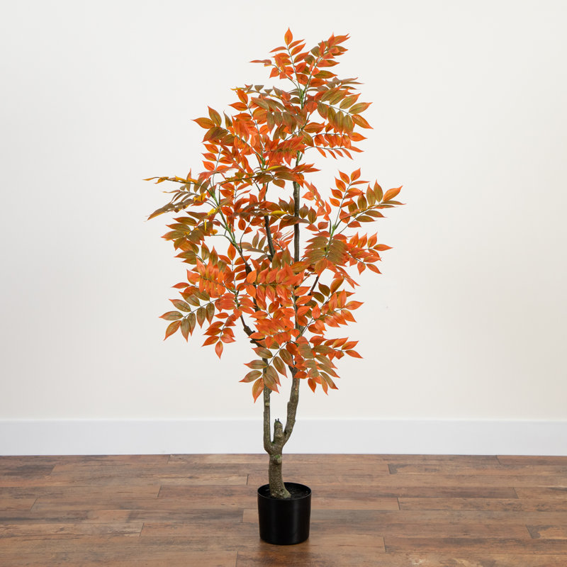 Arbre d'automne artificiel Sumac, H 60 po x l 28 po x P 28 po