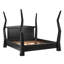 Patras Solid Wood Four Poster Bed-1653003120