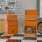 8 Tool Chest With Smooth Operating Drawers - Orange Rolling Storage 8 And Lockable-2052702579