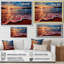 Reproduction de photo, "Peaceful Evening Beach", impression sur toile côtière-1838396168-1785301196-1785300794