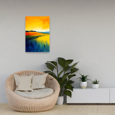 Vibrant Abstract Landscape Abstract Colourful Dramatic Landscape Nature Wall Art