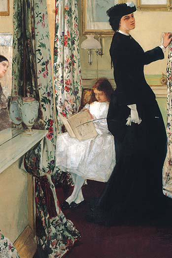 « the music room » par james mcneill whistler, reproduction d’art