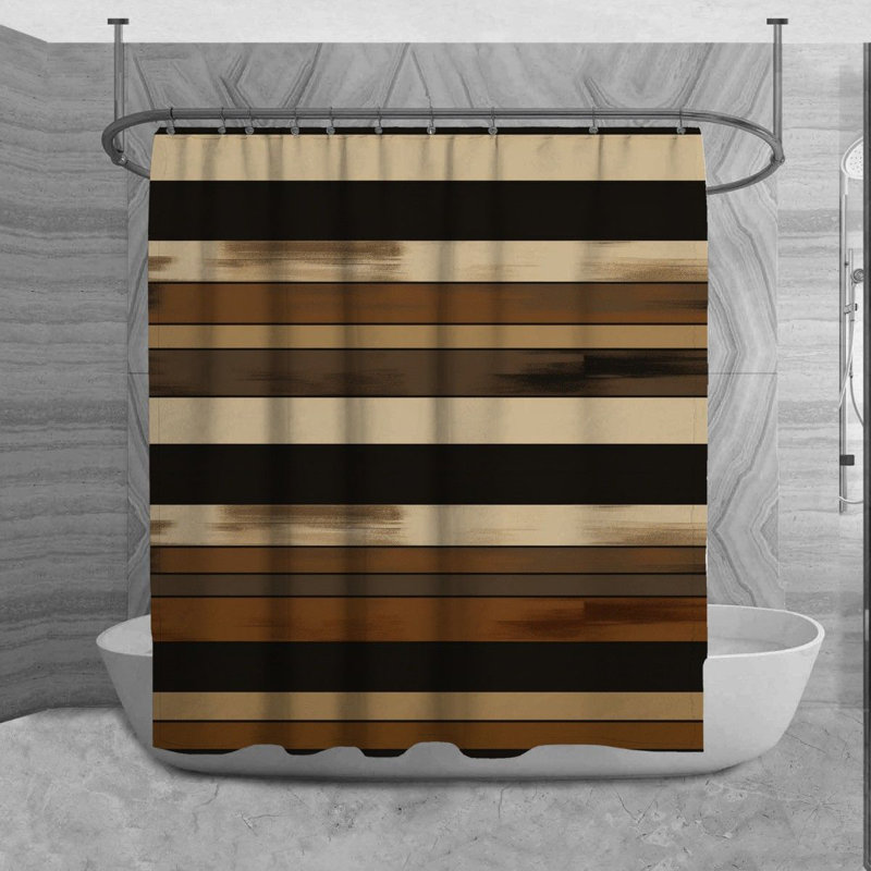 Rideau de douche Trahurn, L 70 po x L 84 po