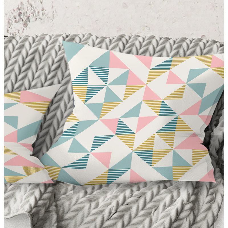 Coussin Diamond Mid-Century, 18 po x 18 po