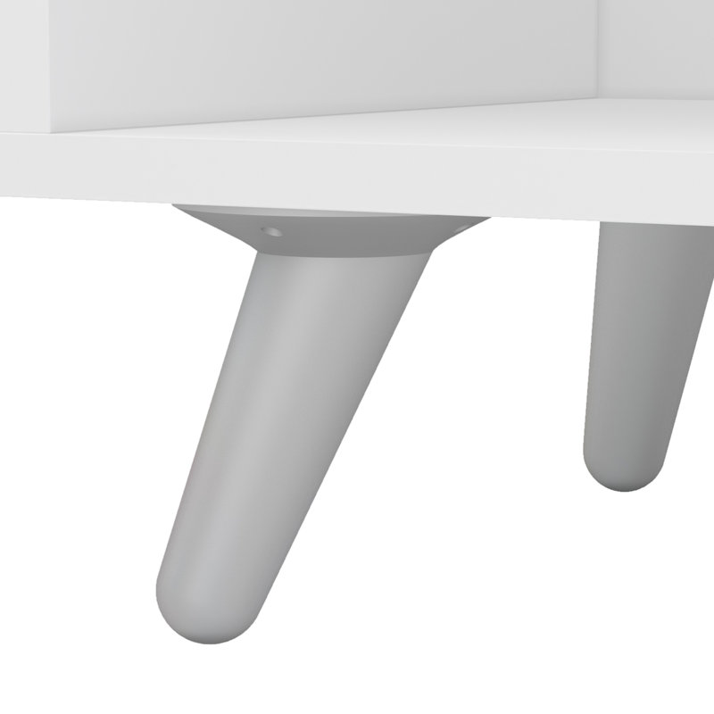 Ateeb 41''H x 24'' W 4 Shelf Bookcase