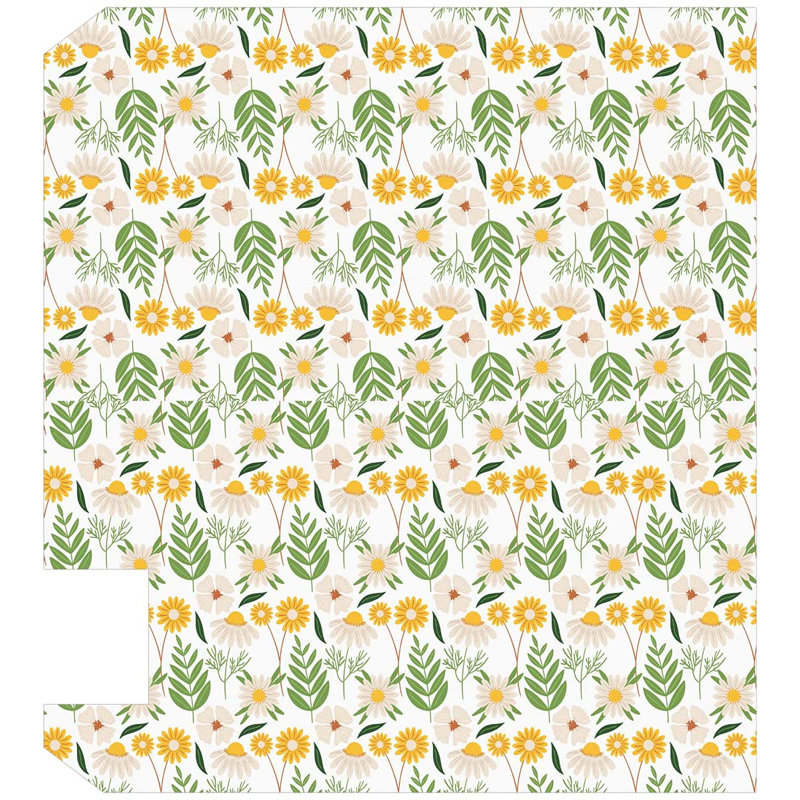 Couvercle de boîte aux lettres floral, H 5 po x l 18 po